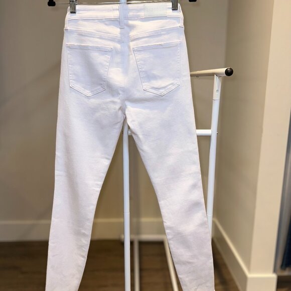 PISTOLA: NWT, Audrey Mid Rise "Aspen", Color - White, Size - 26, MSRP - $108 - Picture 3 of 5
